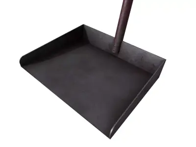Metal Shovel Low-poly 3D model