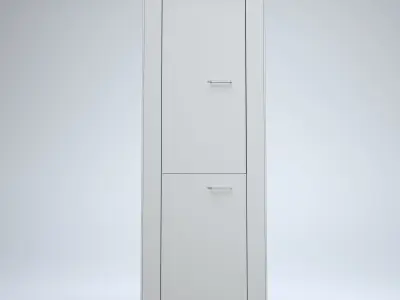Tall Shelf Cabinet Low-poly 3D model