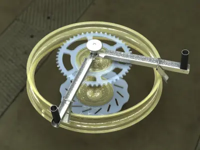 WeeTool metal rod with handle Free 3D model