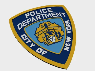 NYPD Police Department Logo 3D Model 3D model