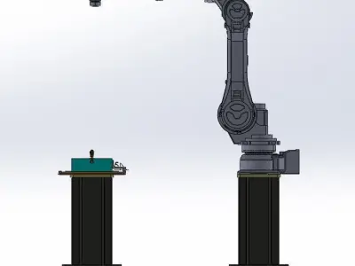 Welding Robot 3D model purchase