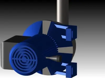 Bomba inox Free 3D model