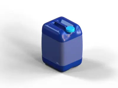 Canister Industrial Carafe 25 Liters Pack 2 Low-poly 3D model