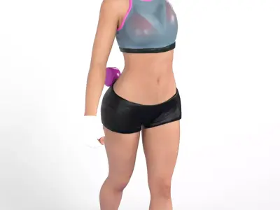 Mila Combat Training 3D print model