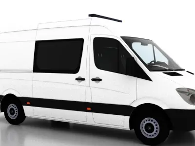 Mercedes Benz Sprinter L2H2 2009 Ambulance EU 3D model