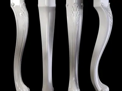 Classic leg 023 3D model