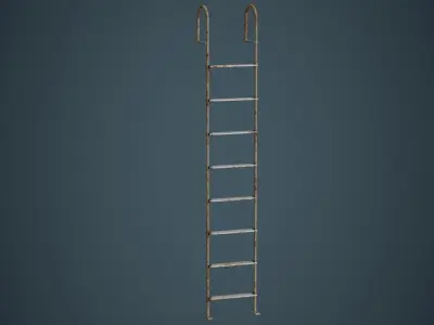 Ladder 3B Low-poly 3D model