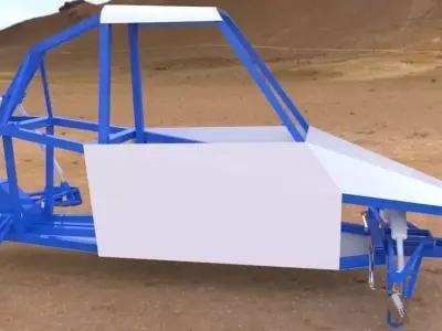 Buggy Piraa  Free 3D model