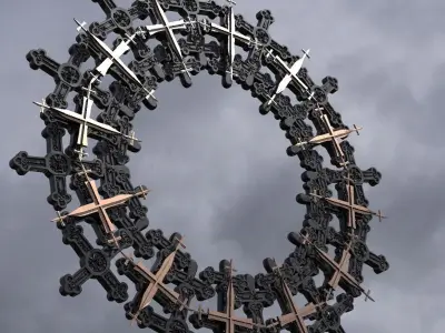 Vortex Golden Ring 5 3D model