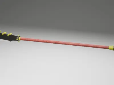 Brawlhalla legend Spear Low-poly 3D model