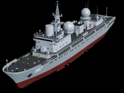 857 Tianshu Star Electronic Reconnaissance Ship 3D 3D model