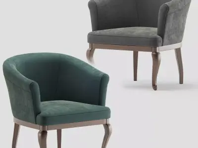 Baxter Dall Poltrona armchair 3D model