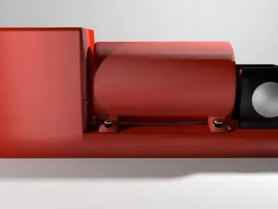 Black Box Flight Data Recorder 3D model