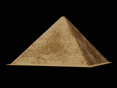 EGYPTIAN PYRAMID ANCIENT EGYPT TEMPLE TOMB COLLECTION 3D model