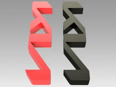Kia new logo 3D model