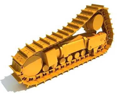 Excavator Tracks 3D model