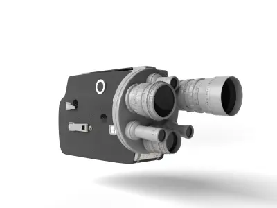 Cine Kodak Model K100  FILM Movie Camera 3D model