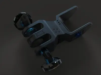 mechanical robotic part 2 3D model