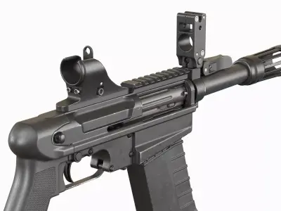 M26 Mass Compact Tactical Shotgun Low-poly 3D model