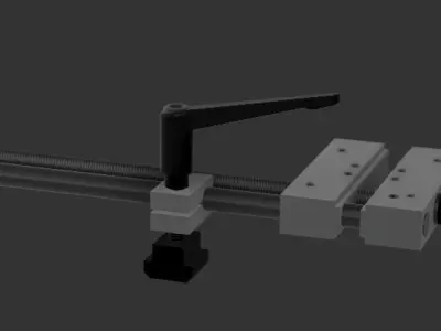 Float Lock Drilling Vise  3D model