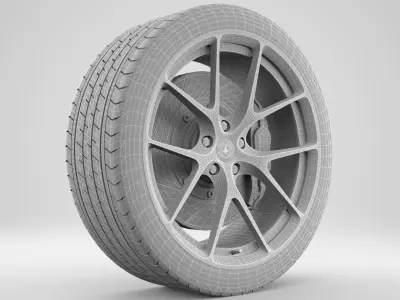 HRE Performance P101 Rim 3D model