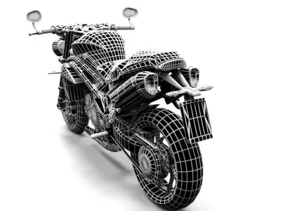 TRIUMPH 1050S TRIPLE S 3D model