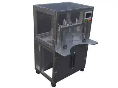 Automatic locking shim machine 3D model