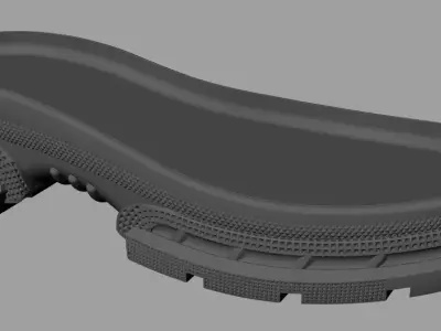 3D Shoes Sole Model 3D model