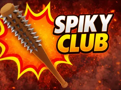 Spiky Club Low-poly 3D model