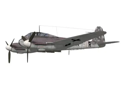 Messerschmitt Me 210 A1 3D model
