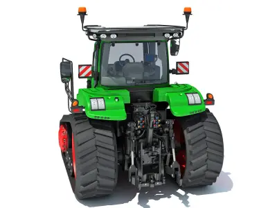 Two Track Tractor 3D model