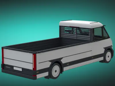 Generic EV Pickup truck 3D model