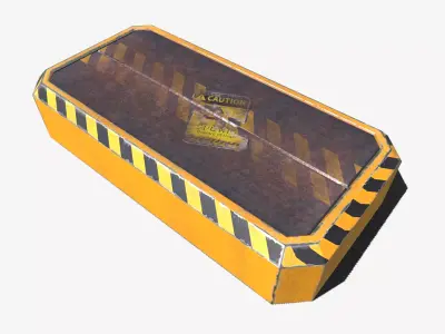 Spike Trap 2 Low-poly 3D model