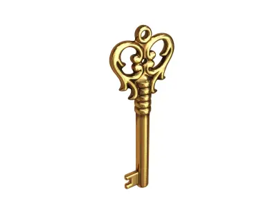 Classic Key 3D model 3D model
