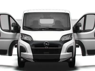 Opel Movano e Van L2H1 HQ Interior 2025 3D model
