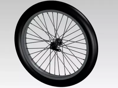 Bike Wheel Free 3D model