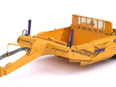 K-Tec Direct Mount Scrapers 1228 3D model