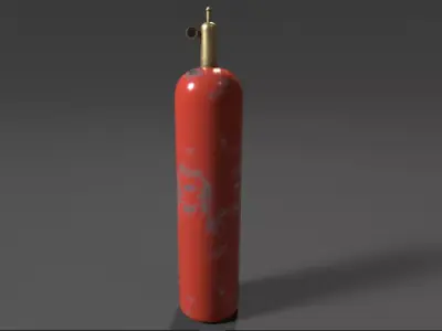 Gas Canister PBR Low-poly 3D model