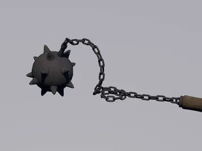 Medieval Mace 3D model