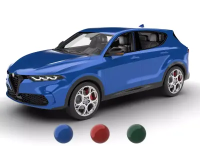 Alfa Romeo Tonale 2023 3d model 3D model