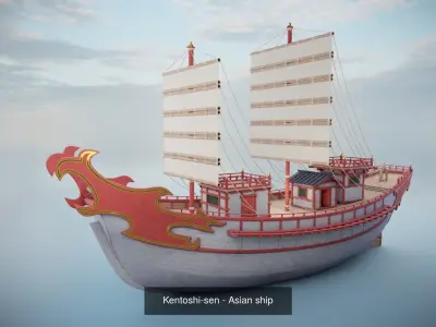 Japanese Ship Collection 3D Model Pack