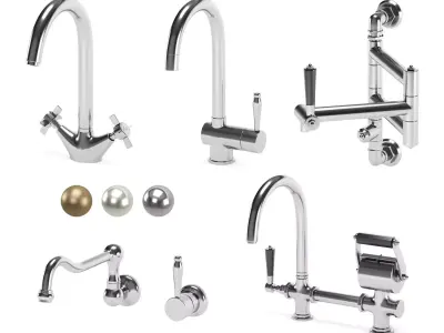 OFFICINE GULLO kitchen faucets 3D model