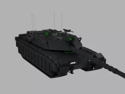 tank Challenger 2 3D model