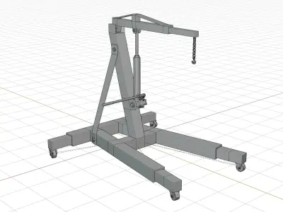 Engine Lifter Low Poly 3D model