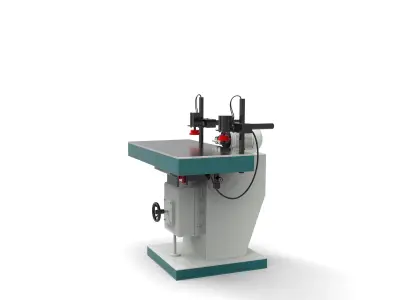 Horizontal drilling machine 3D model