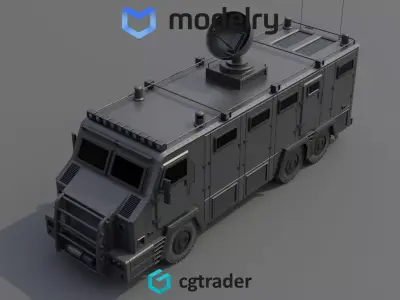 Mobile Command Center 3D model