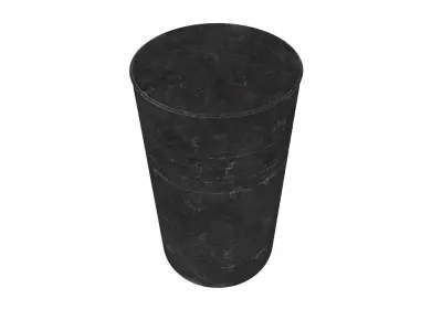 Barrel marble cylinder Free 3D model
