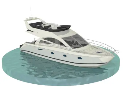 Yacht grig  3D model