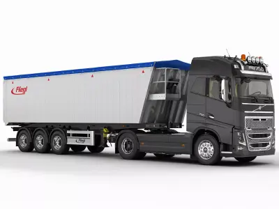 VOLVO FH 2012 Grain 3D model
