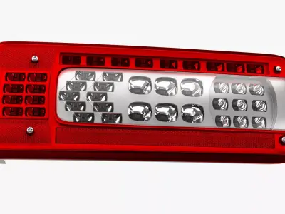 Truck taillight LED 3D model